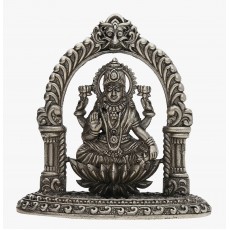 GODESS LAKSHMI SILVER OXEDISED IDOL