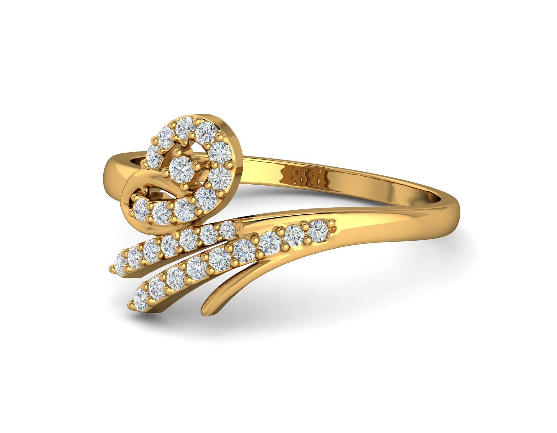 Sree Kumaran | 22K Gold Casting Ring Signature Collection for Girl's