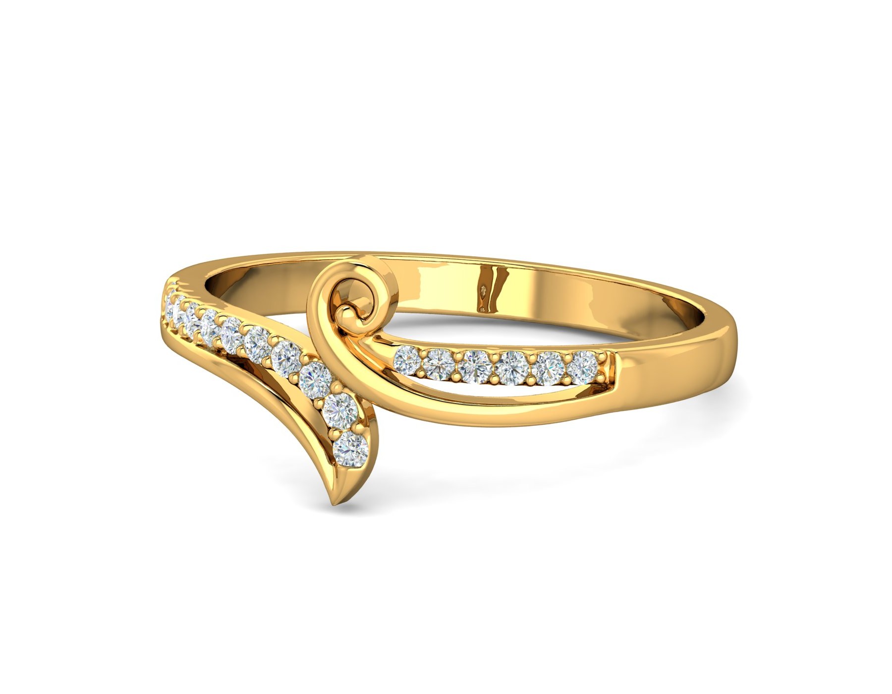Buy quality Work Were Plain Gold Casting Ladies Ring LRG -0519 in Ahmedabad