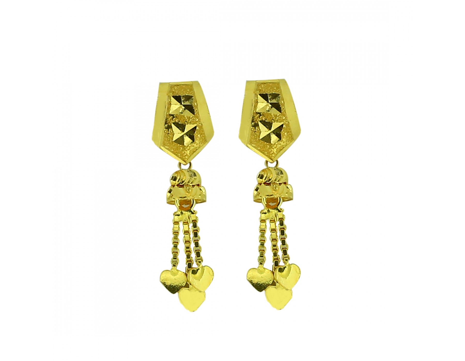 3.75 G Ladies Gold Earrings at Rs 20000/pair | Ladies Gold Earring in Rajkot  | ID: 2852660729891