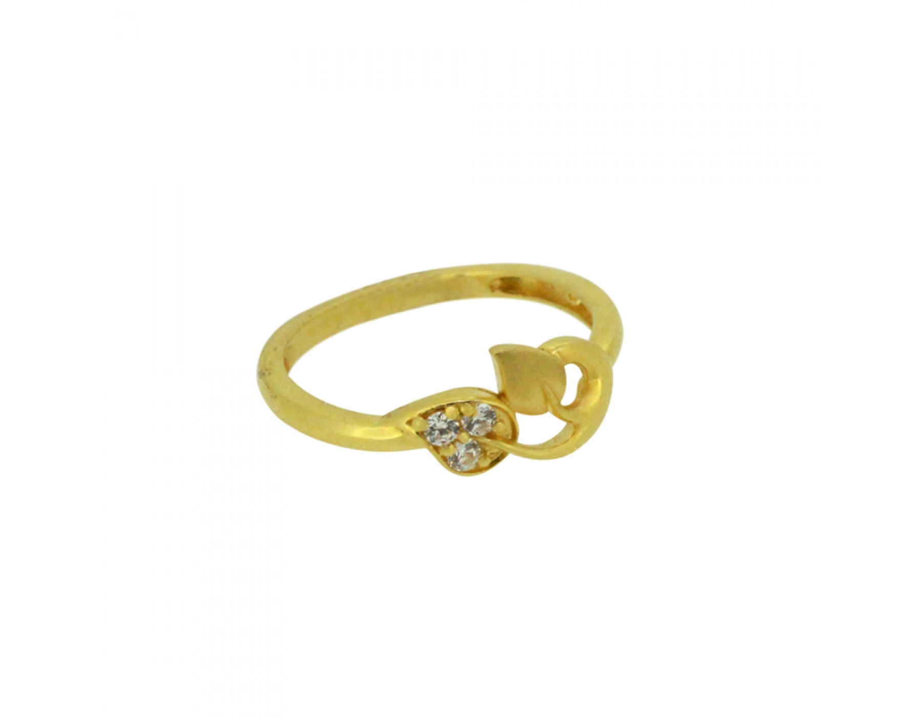 Candere By Kalyan Jewellers 22k (916) Yellow Gold Oliver Ring